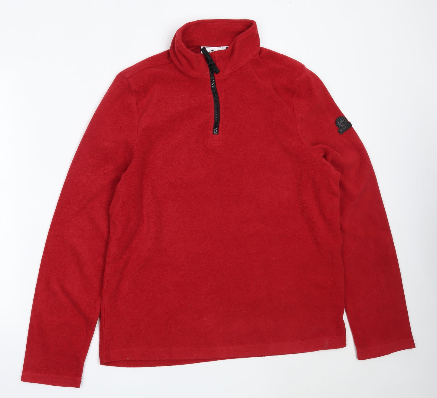 TOG 24 Mens Red  Polyester Henley Sweatshirt Size M