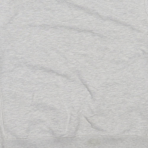 SoulCal&Co Mens Grey  Cotton Pullover Sweatshirt Size M