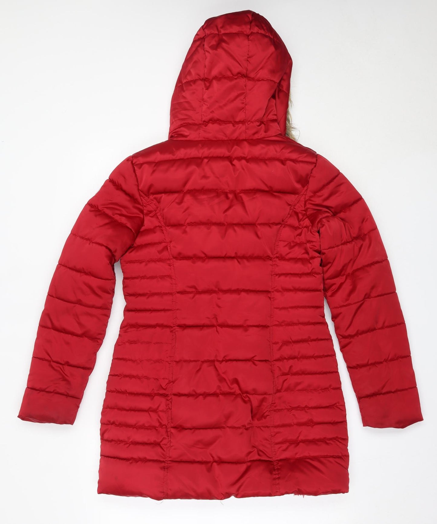 NEXT Girls Red   Puffer Jacket Coat Size 13 Years