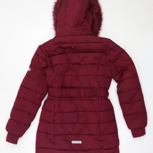 Jasper Conran Girls Purple   Puffer Jacket Coat Size 11-12 Years