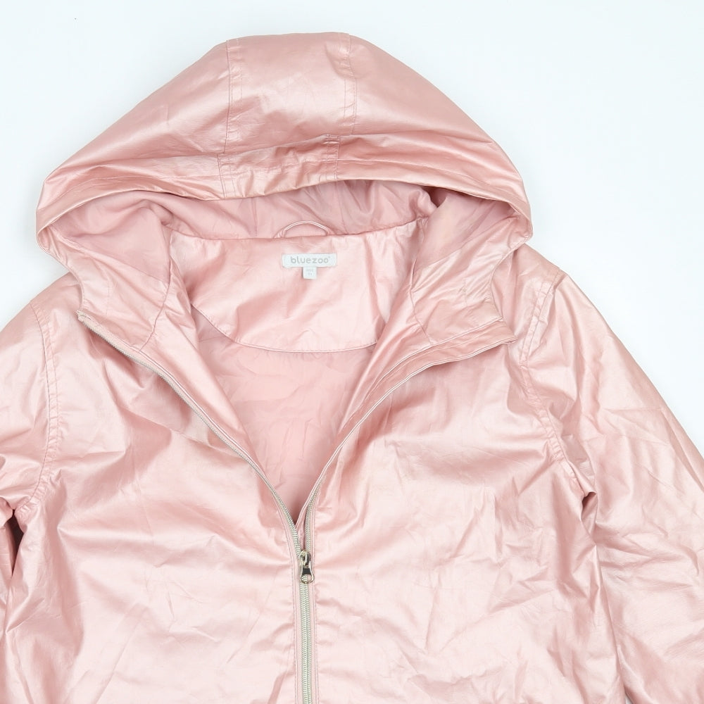 Blue Zoo Girls Pink   Rain Coat Coat Size 14 Years