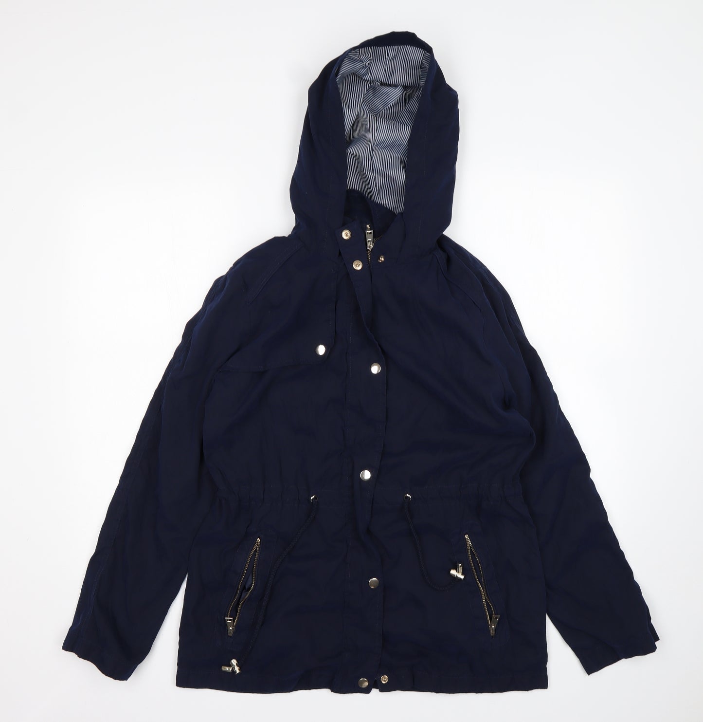 Papaya Womens Blue   Overcoat Coat Size 12