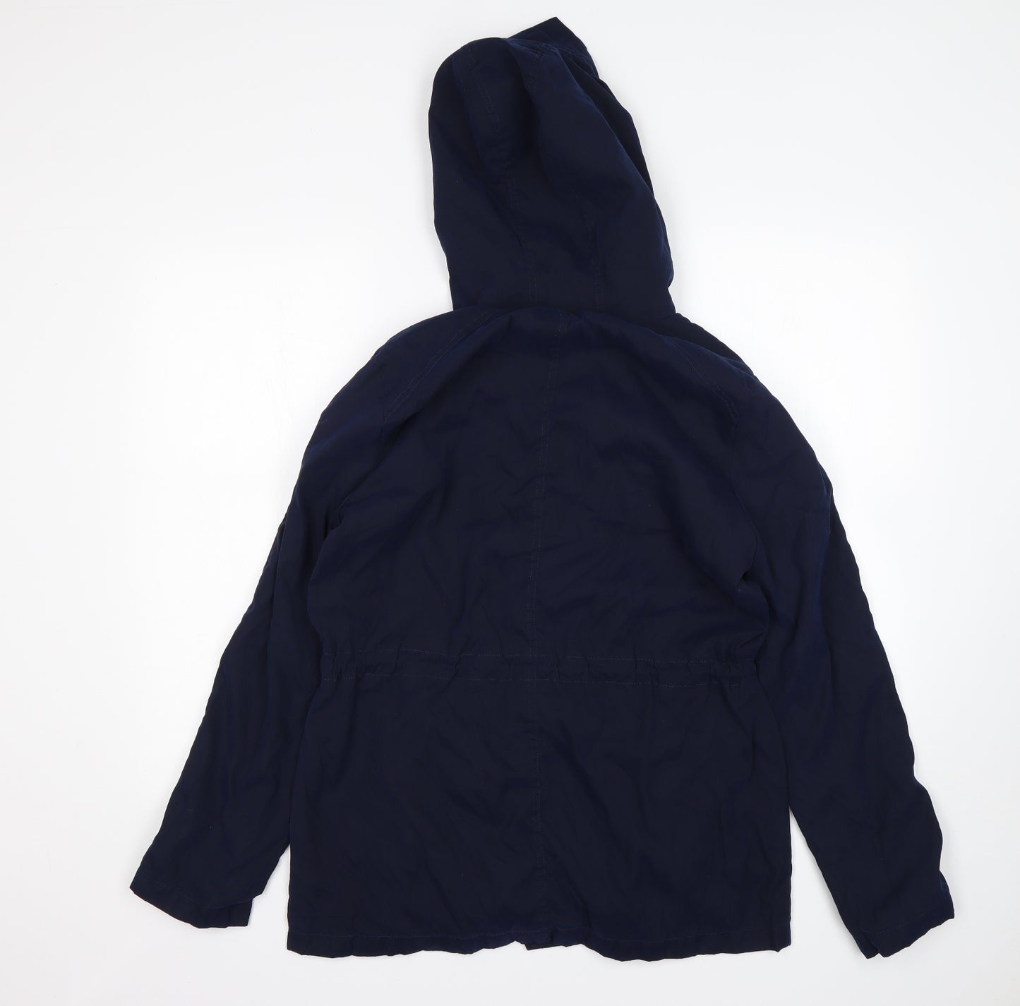 Papaya Womens Blue   Overcoat Coat Size 12