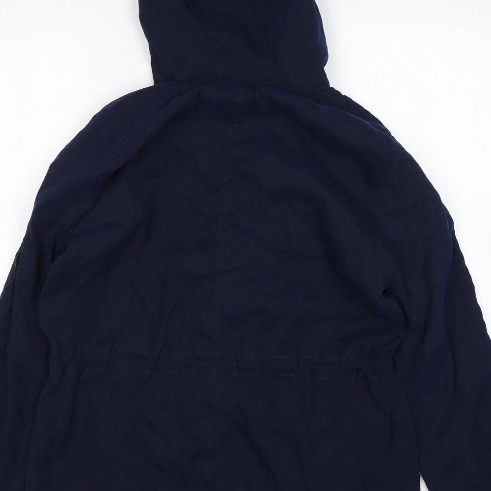 Papaya Womens Blue   Overcoat Coat Size 12