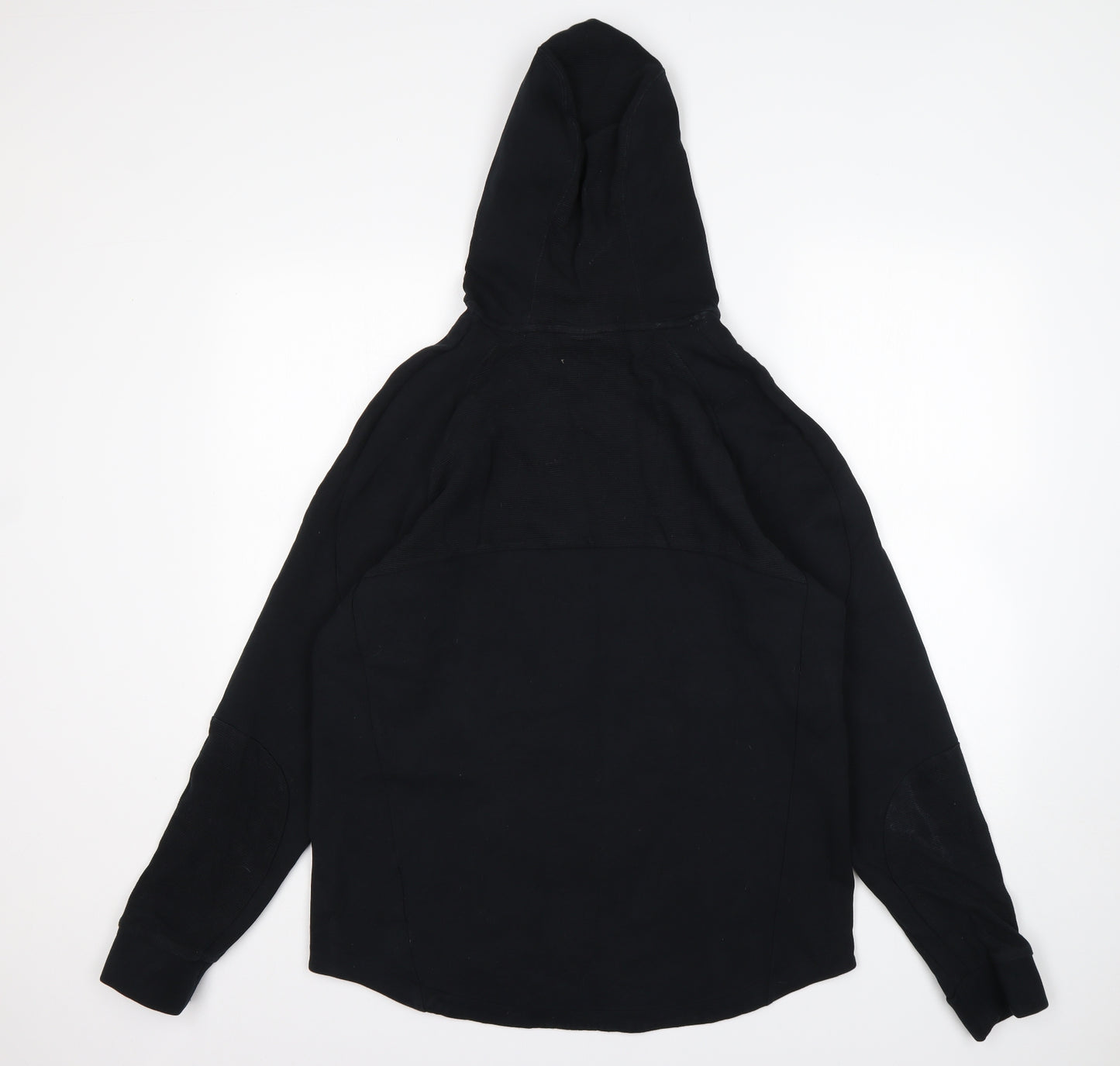 PUMA Mens Black  Cotton Pullover Hoodie Size L