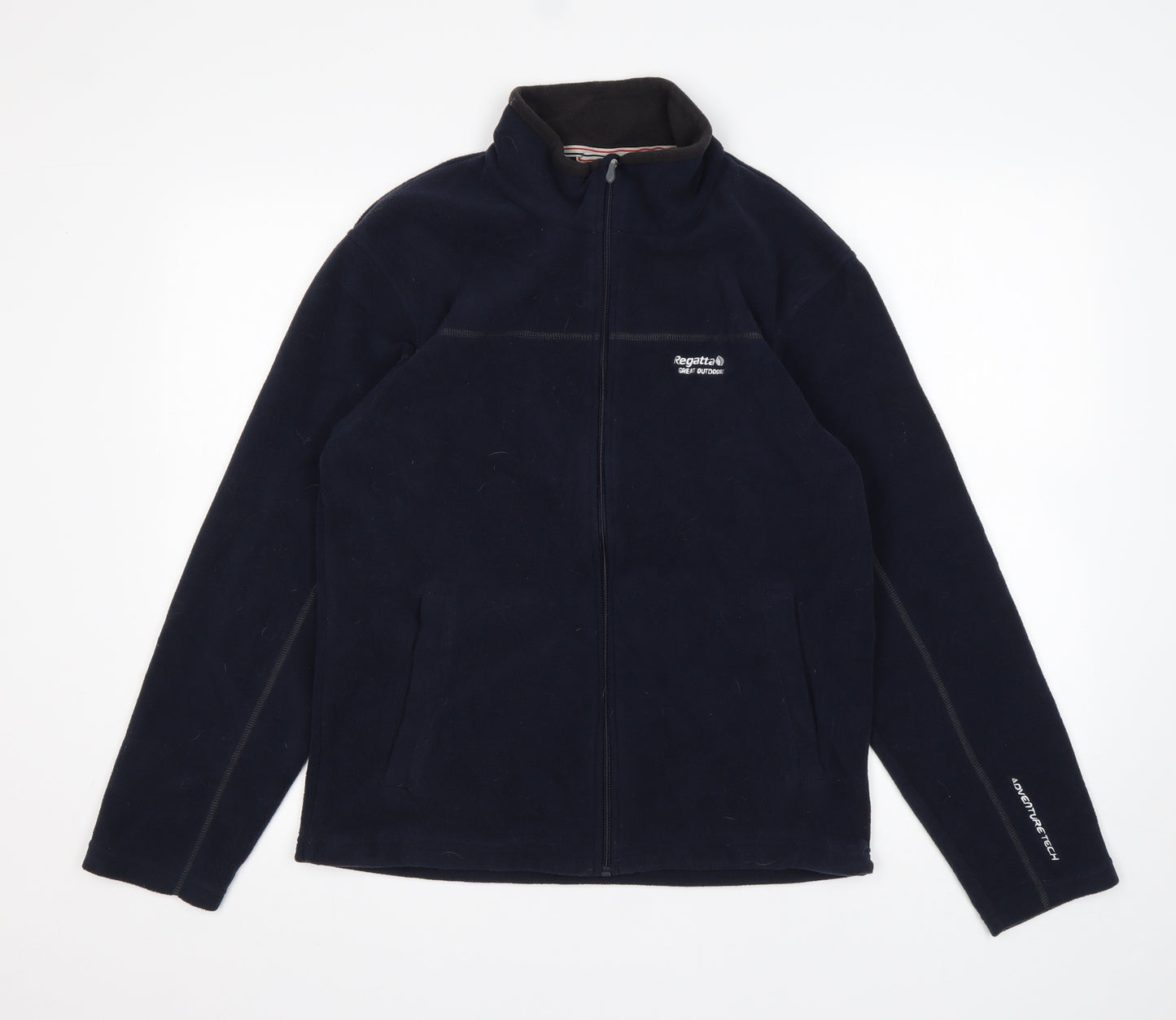 Regatta Mens Blue  Polyester Full Zip Sweatshirt Size M