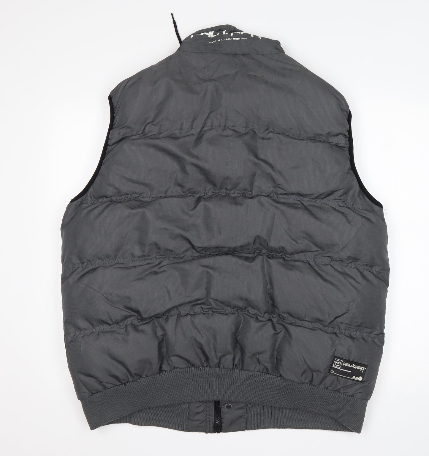 RawCraft Mens Grey   Gilet Coat Size XL