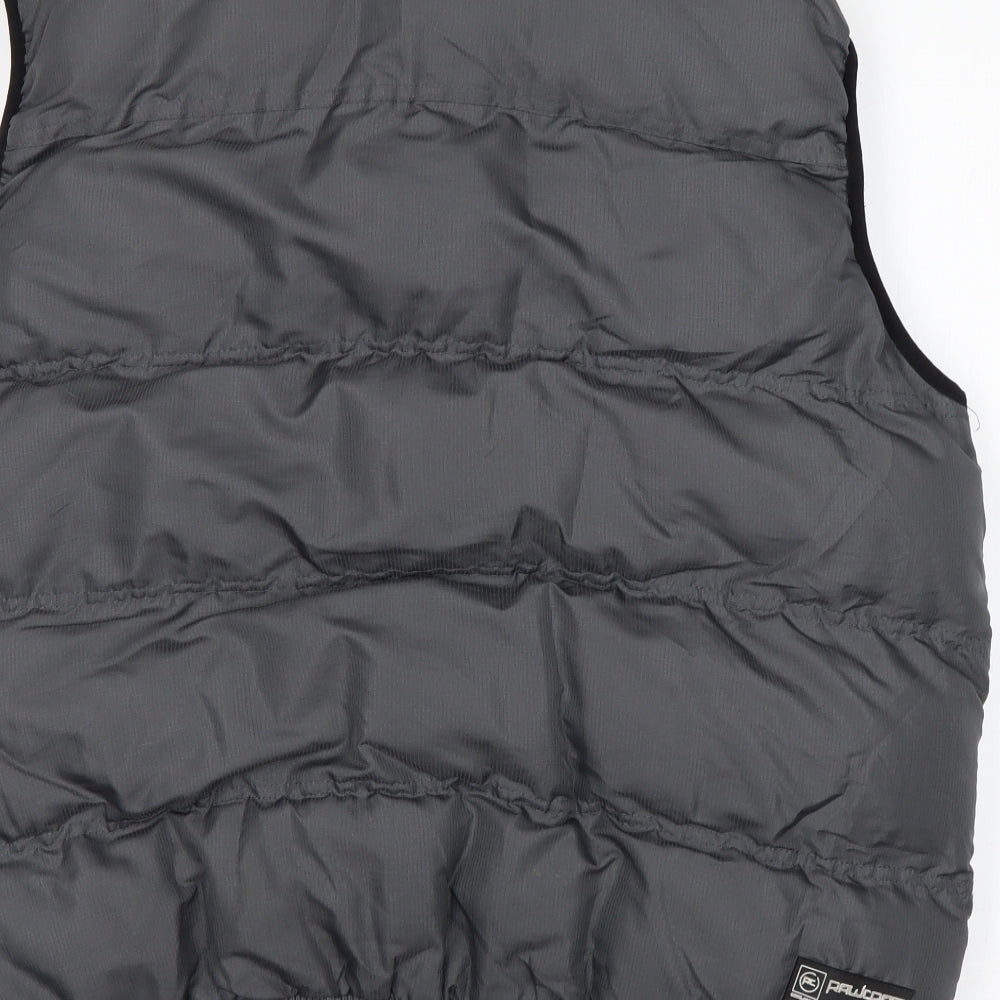 RawCraft Mens Grey   Gilet Coat Size XL