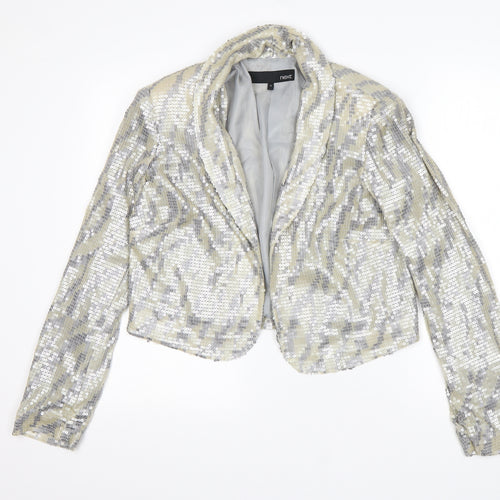 NEXT Womens Multicoloured  Nylon Jacket Blazer Size 14