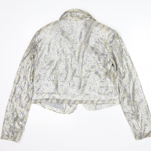 NEXT Womens Multicoloured  Nylon Jacket Blazer Size 14
