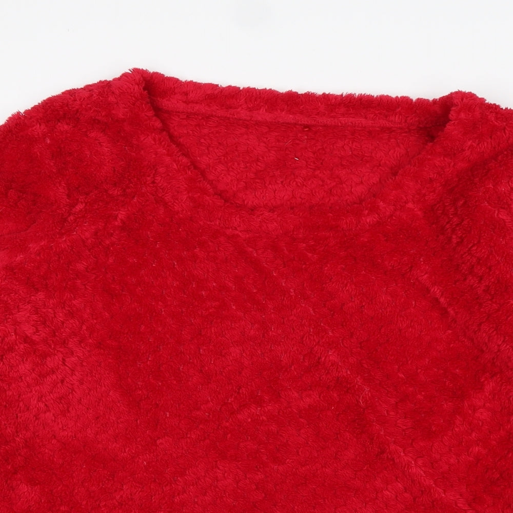 George Womens Red  Polyester Top Pyjama Top Size 12