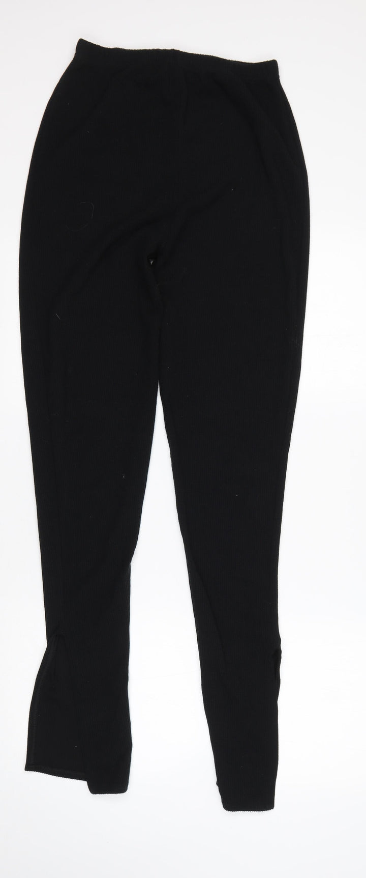 PRETTYLITTLETHING Womens Black Jogger Leggings Size 10 L33 in