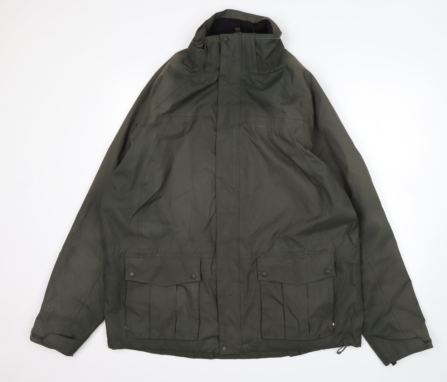 Craghoppers  Mens Green   Rain Coat Coat Size 2XL