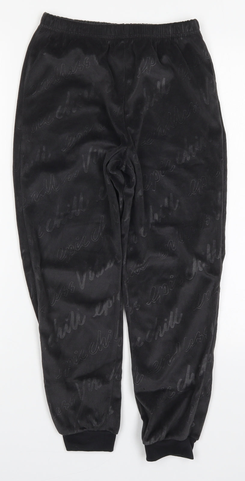 George Girls Grey  Polyester Sweatpants Trousers Size 9-10 Years  Regular  - Chill Pyjama Pants