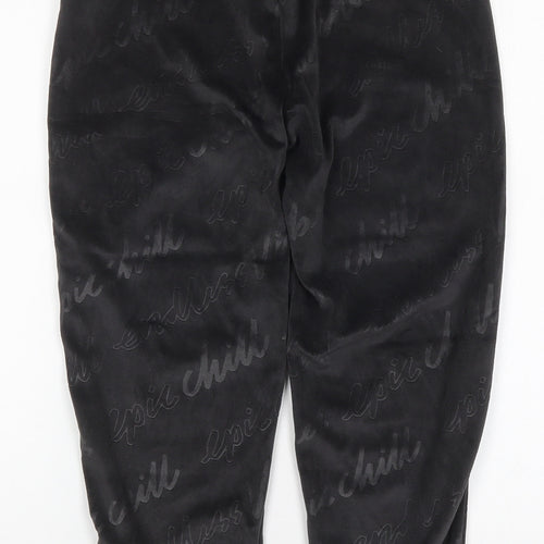 George Girls Grey  Polyester Sweatpants Trousers Size 9-10 Years  Regular  - Chill Pyjama Pants