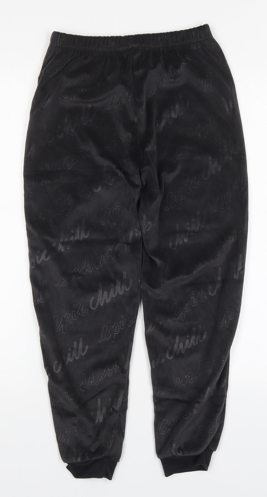 George Girls Grey  Polyester Sweatpants Trousers Size 9-10 Years  Regular  - Chill Pyjama Pants
