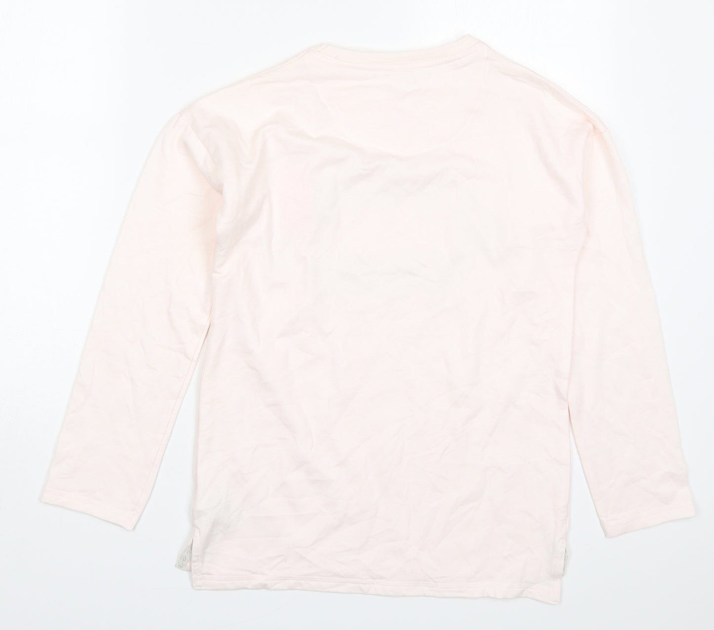 Primark Girls Pink Solid Polyester Top Pyjama Top Size 12-13 Years  Pullover - Weekend Mood