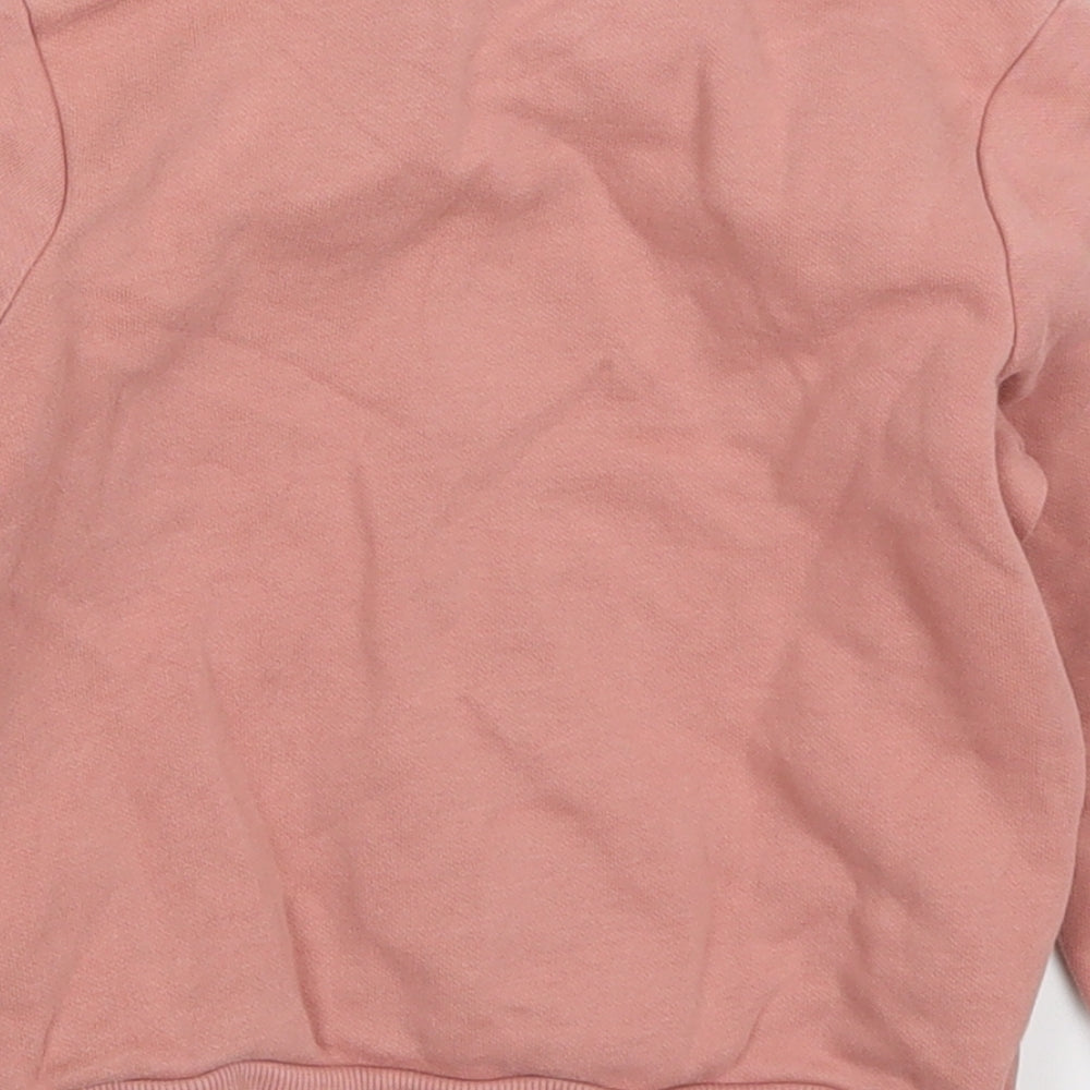 George Girls Pink  Cotton Pullover Sweatshirt Size 3-4 Years  Pullover - Happy Little Bunny
