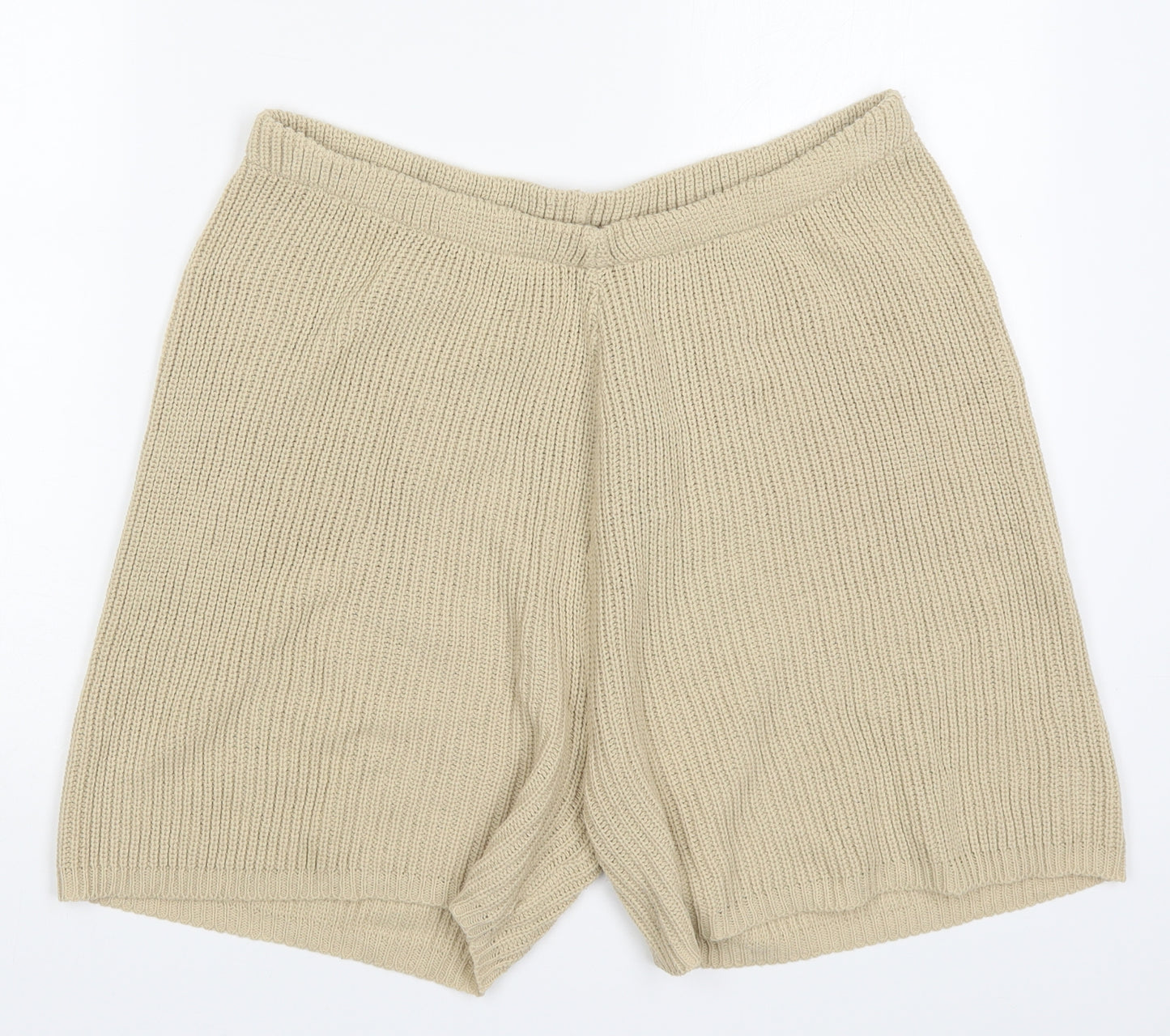 Preworn Womens Beige  Acrylic Mom Shorts Size 20 L5 in Regular