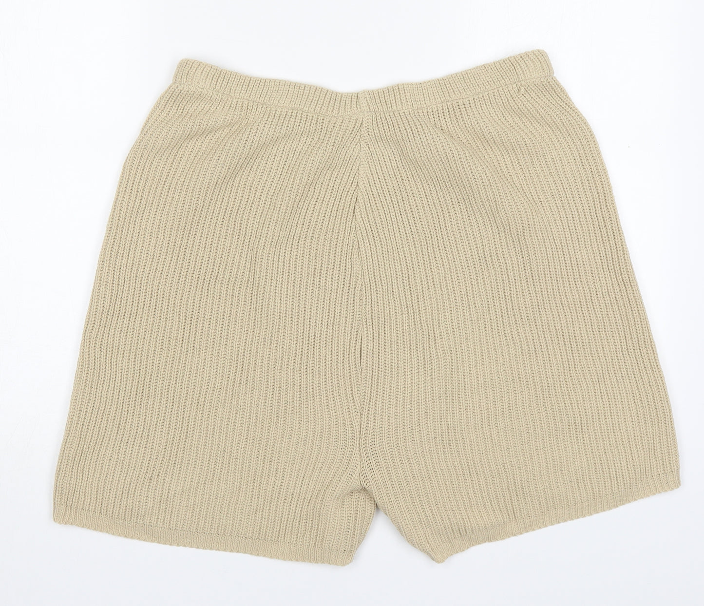 Preworn Womens Beige  Acrylic Mom Shorts Size 20 L5 in Regular