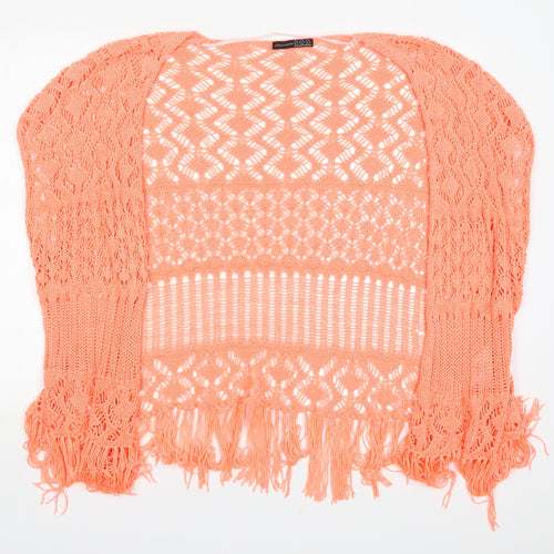 Atmosphere Womens Pink V-Neck  Acrylic Cardigan Jumper Size L