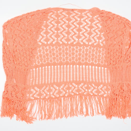 Atmosphere Womens Pink V-Neck  Acrylic Cardigan Jumper Size L