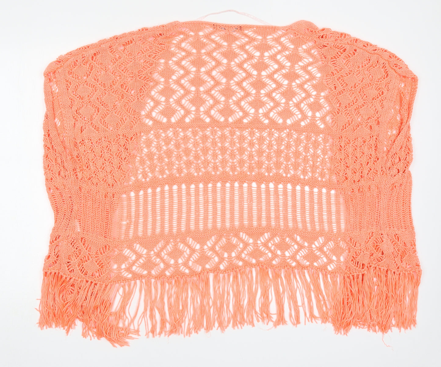 Atmosphere Womens Pink V-Neck  Acrylic Cardigan Jumper Size L