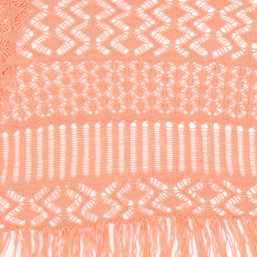 Atmosphere Womens Pink V-Neck  Acrylic Cardigan Jumper Size L