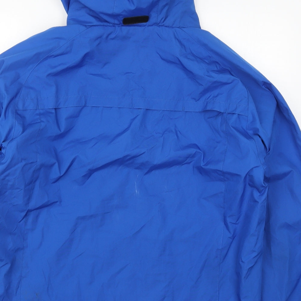 Avec Mens Blue   Jacket  Size L  Zip - Cramlington Town FC