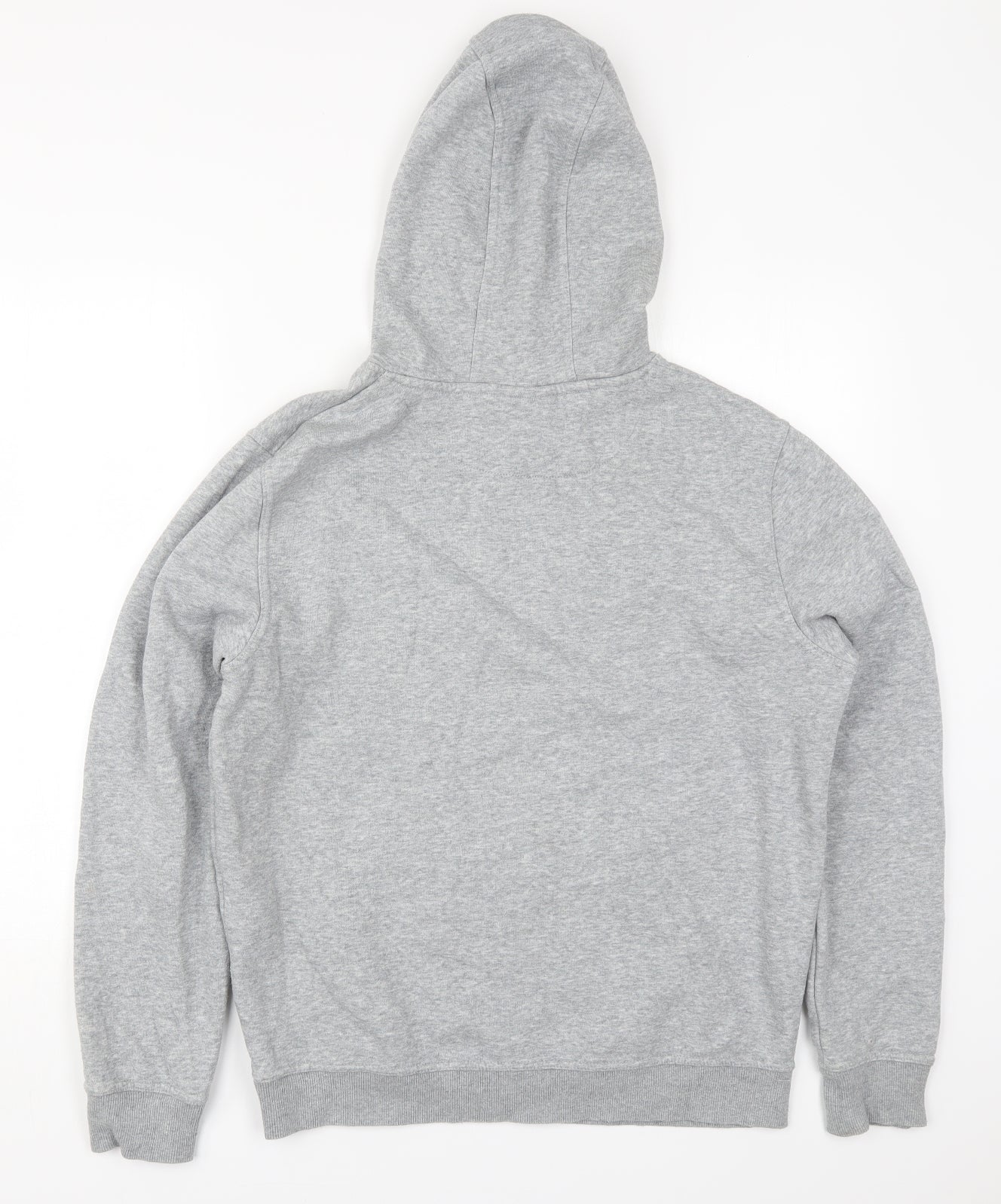 McKenzie Mens Grey  Cotton Pullover Hoodie Size M