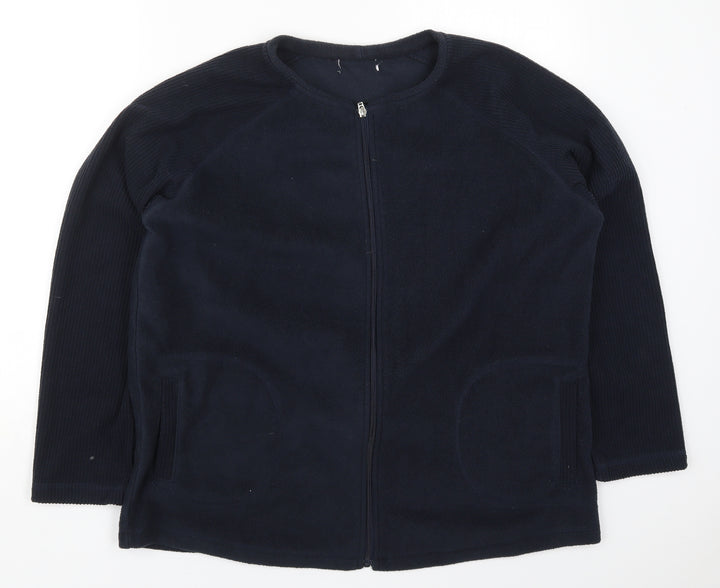 Bonmarché Womens Blue   Jacket  Size L  Zip