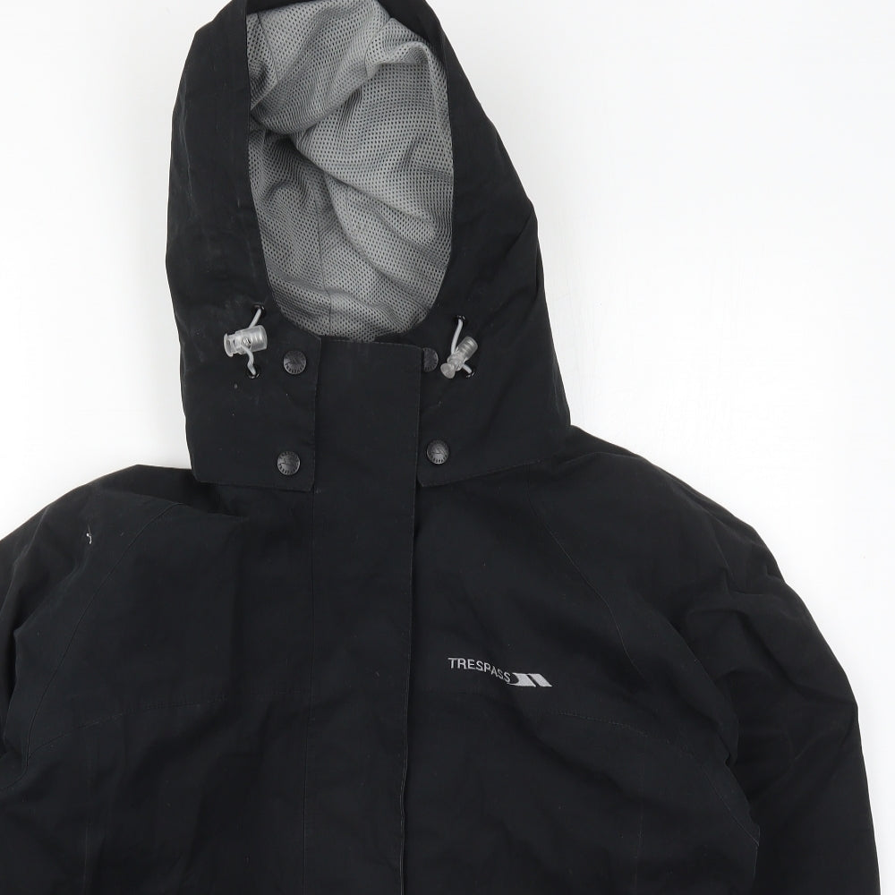 Trespass Mens Black   Jacket Coat Size M  Zip