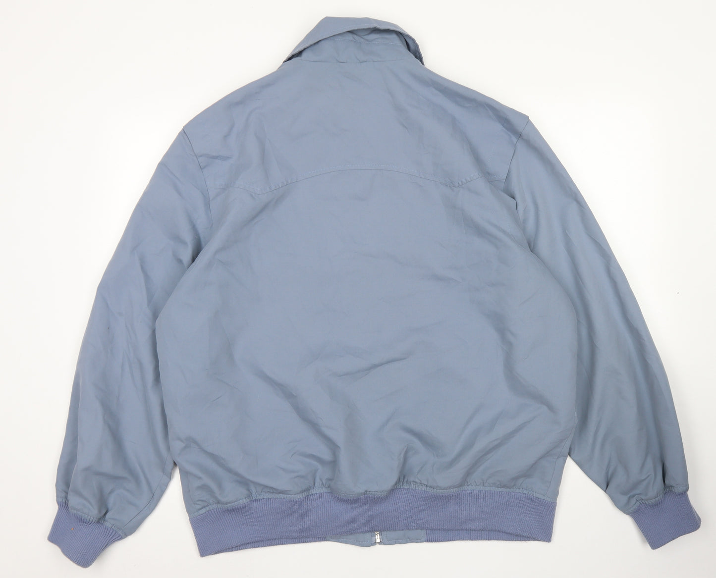 Brooker Mens Blue   Bomber Jacket Jacket Size L  Zip