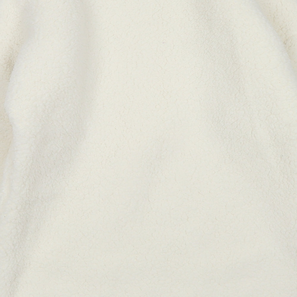 Matalan Girls White Animal Print Polyester Pullover Sweatshirt Size 13 Years