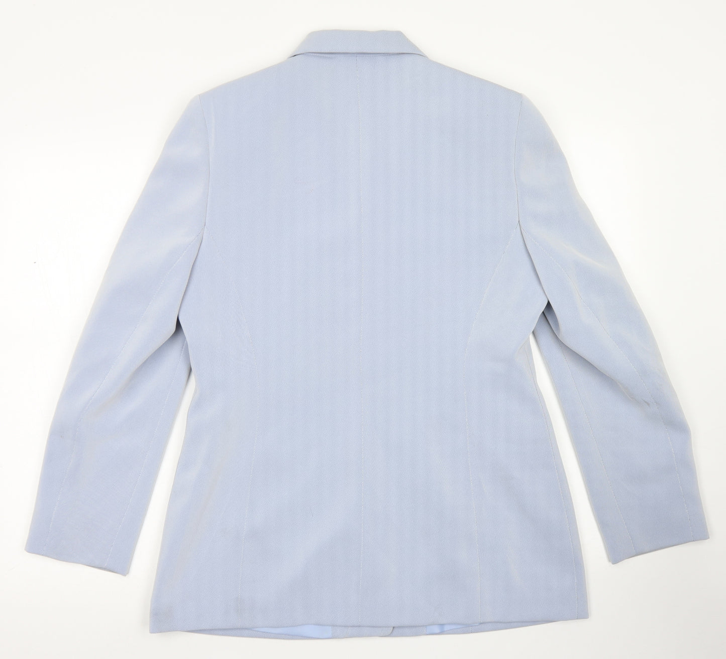 NL Collection Womens Blue  Polyester Jacket Blazer Size 14