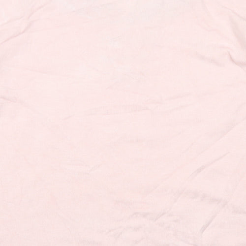 CC Womens Pink Crew Neck  Viscose Pullover Jumper Size M
