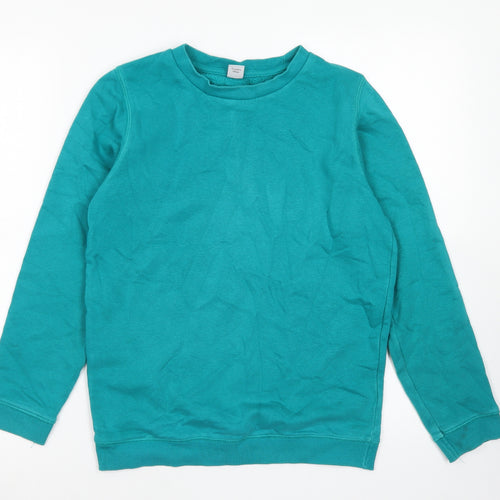 TU Boys Blue  Cotton Pullover Sweatshirt Size 11 Years