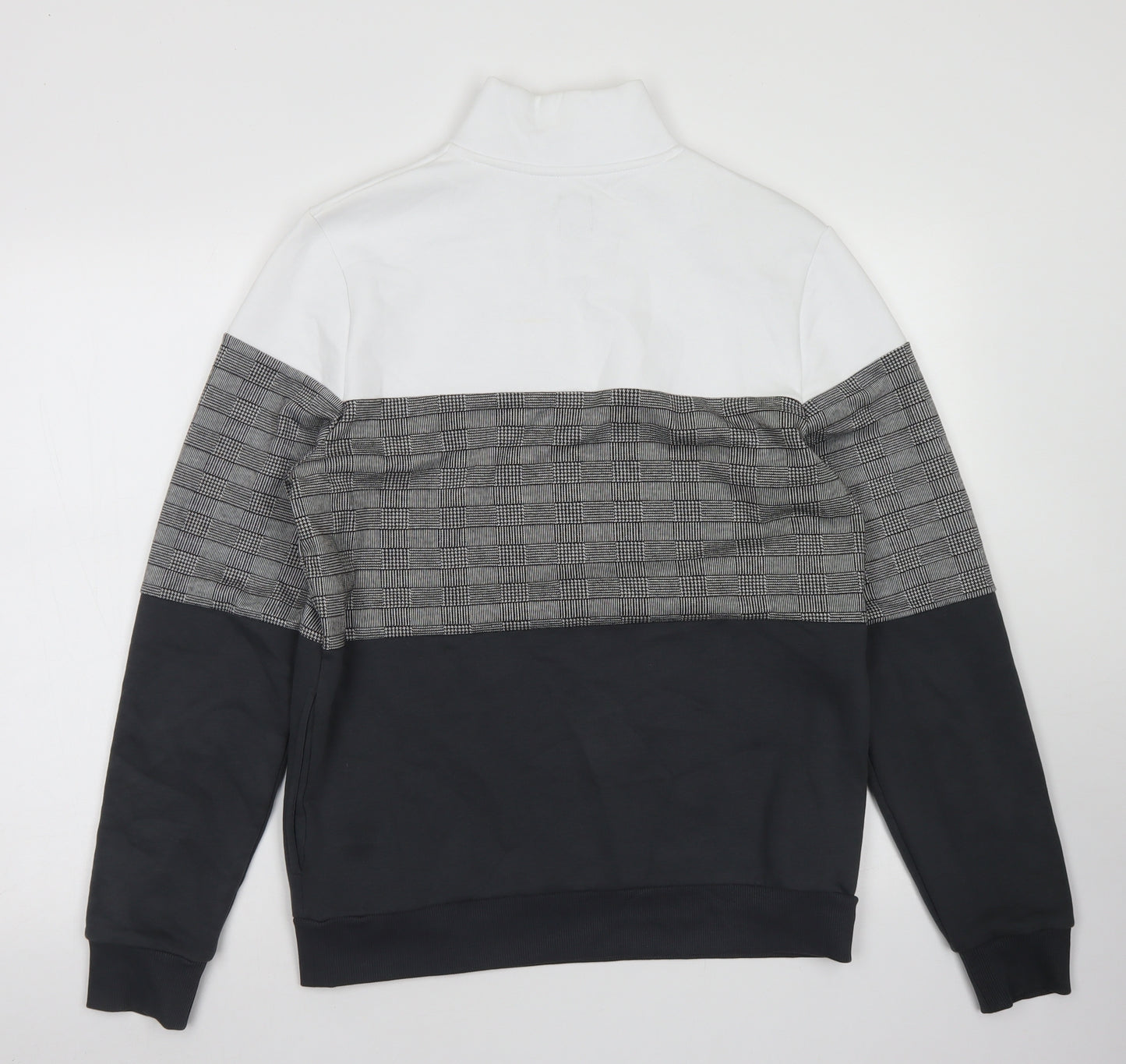 River Island Mens Grey  Cotton Pullover Sweatshirt Size S