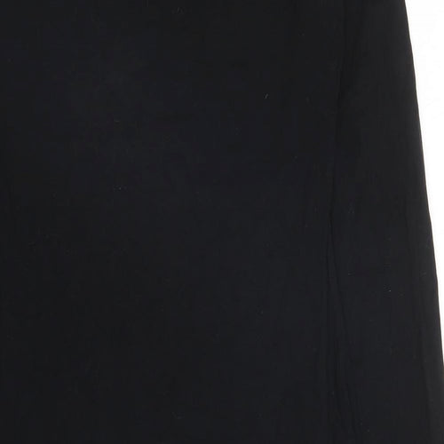 H&M Womens Black  Cotton Bodycon  Size XS  Round Neck