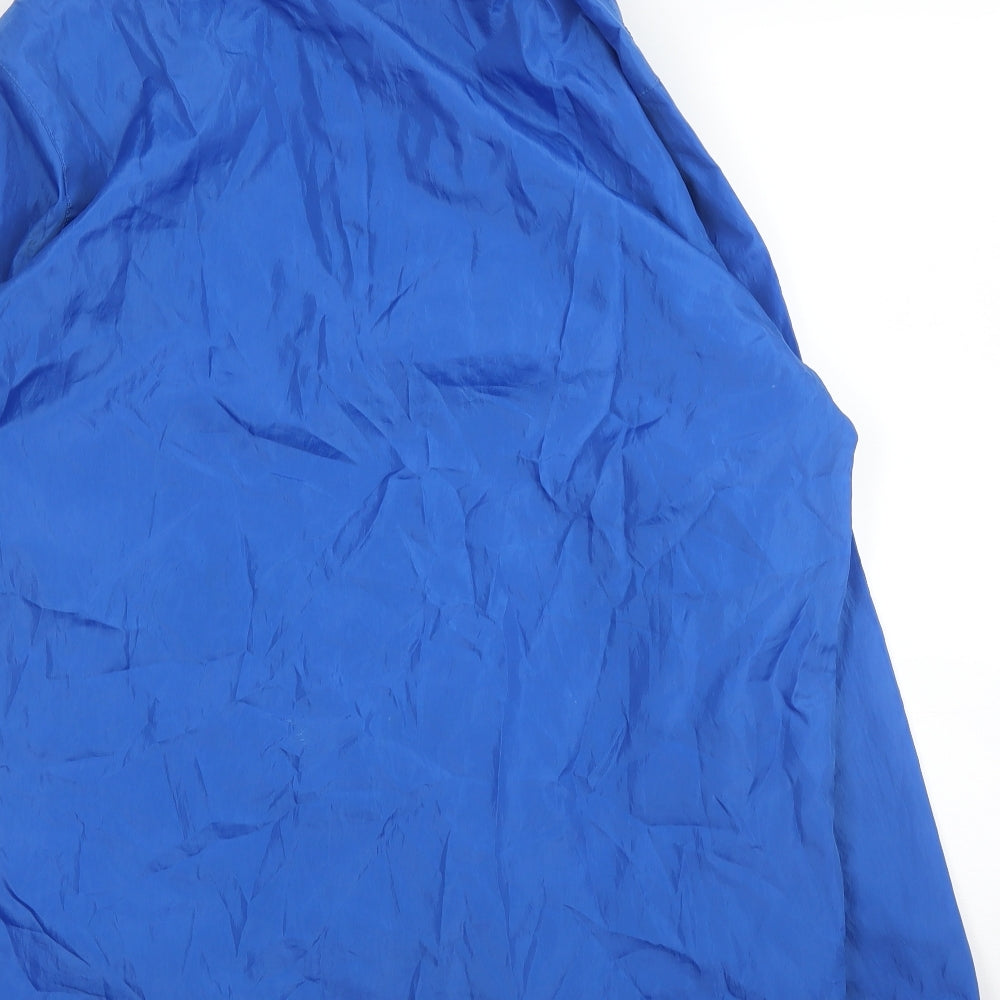 Juma Mens Blue   Rain Coat Coat Size M  Zip - Football