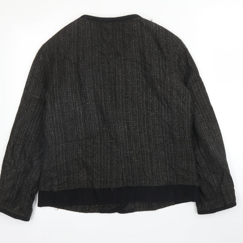 NEXT Womens Grey  Viscose Jacket Blazer Size 14