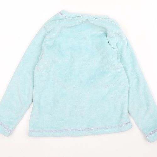 Studio Girls Blue Round Neck  Polyester Pullover Jumper Size 6 Years   - PJ top