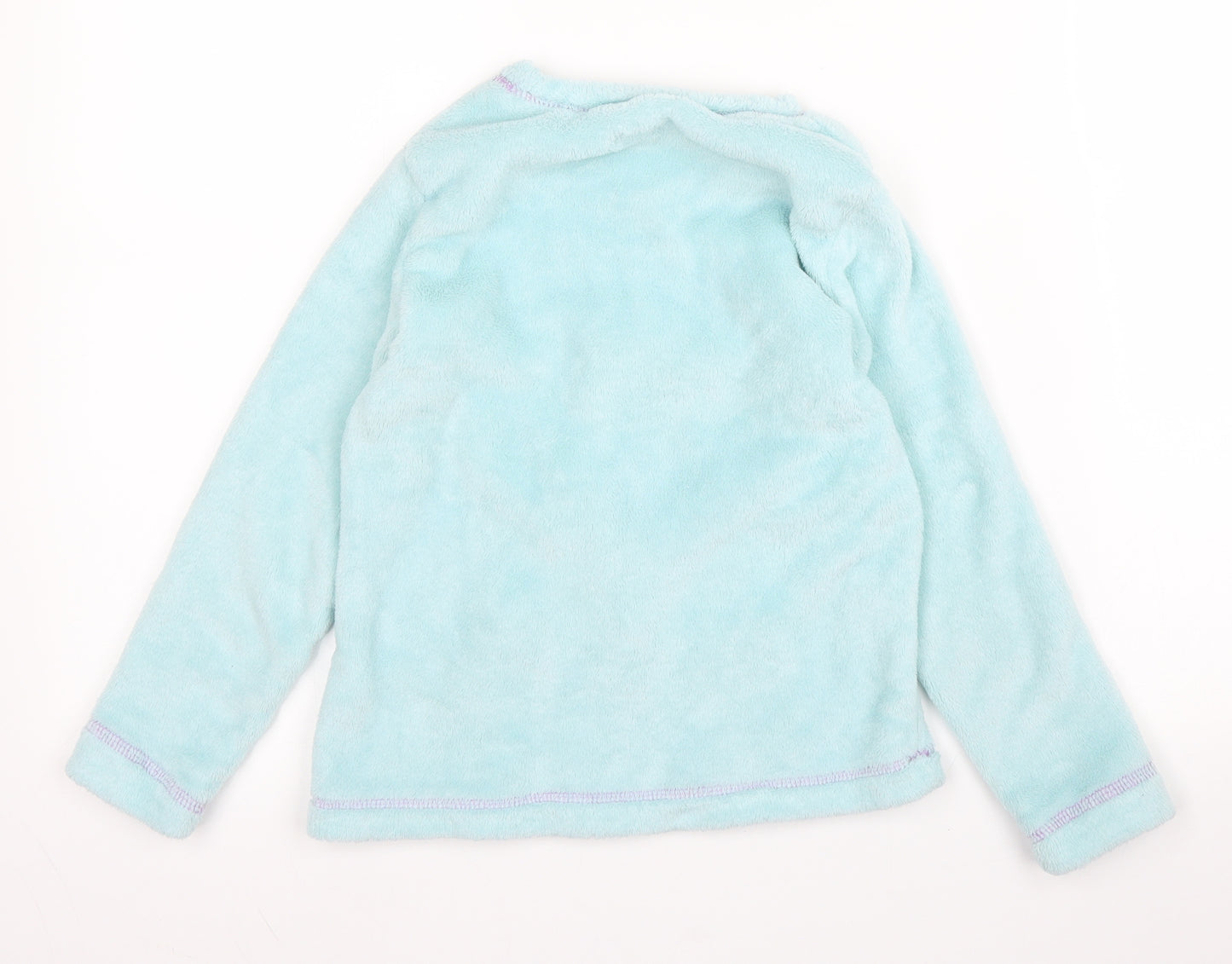 Studio Girls Blue Round Neck  Polyester Pullover Jumper Size 6 Years   - PJ top