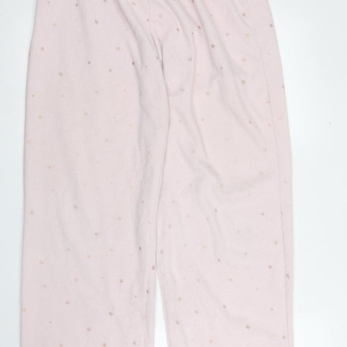 Tesco Womens Pink Solid Polyester Chemise Pyjama Pants Size 12   - Disney