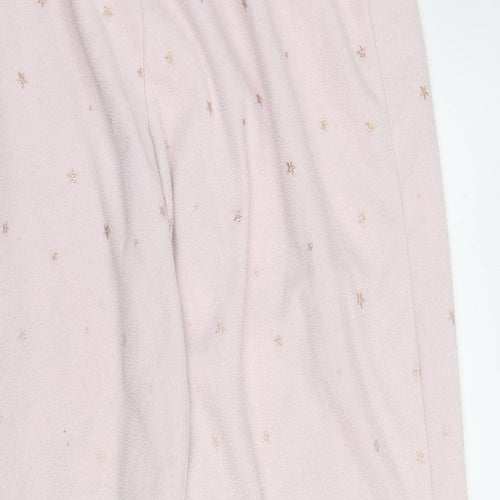 Tesco Womens Pink Solid Polyester Chemise Pyjama Pants Size 12   - Disney