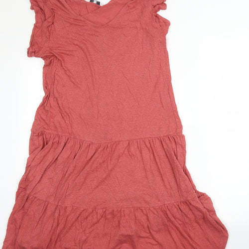 NEXT Womens Pink  Modal A-Line  Size 10  Round Neck