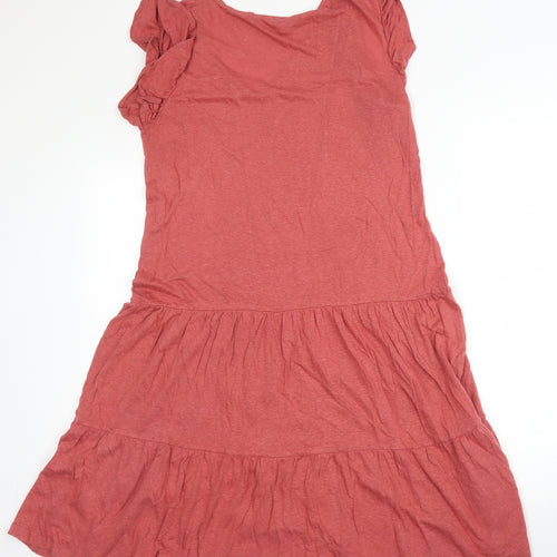 NEXT Womens Pink  Modal A-Line  Size 10  Round Neck