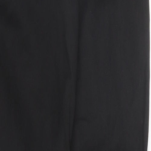 Topshop Womens Black  Cotton Skinny Jeans Size 28 in L29 in Regular Zip