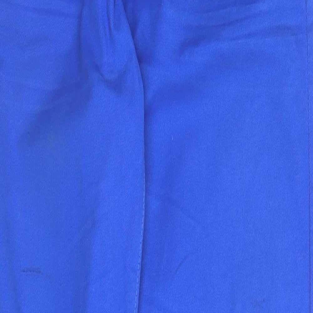 Citizens of Humanity Mens Blue  Cotton Chino Trousers Size 26 in L29 in Regular Zip