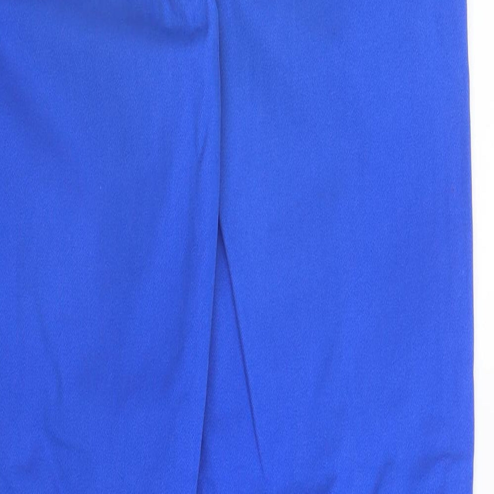 Citizens of Humanity Mens Blue  Cotton Chino Trousers Size 26 in L29 in Regular Zip